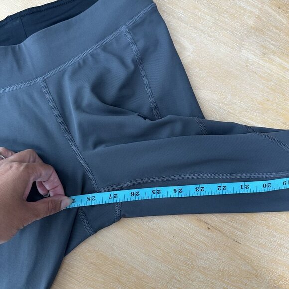 Kari Traa Leggungs Womens Small Black Reflective Zip Leg Athletic Running Tights - Picture 11 of 11